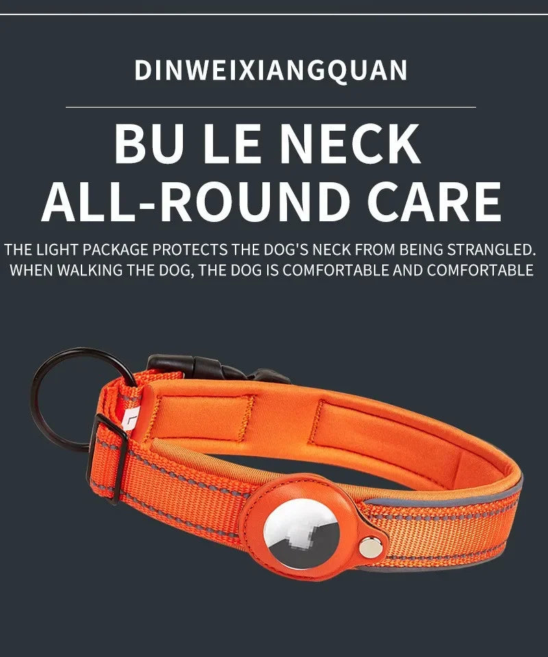 Hundhalsband med möjlighet för airtag!