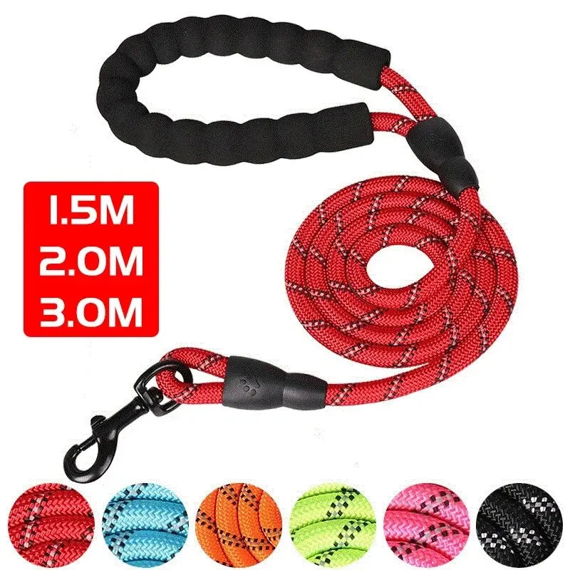 Superbekvämt hundkoppel med reflexer samt ett skönt handtag till din hund!